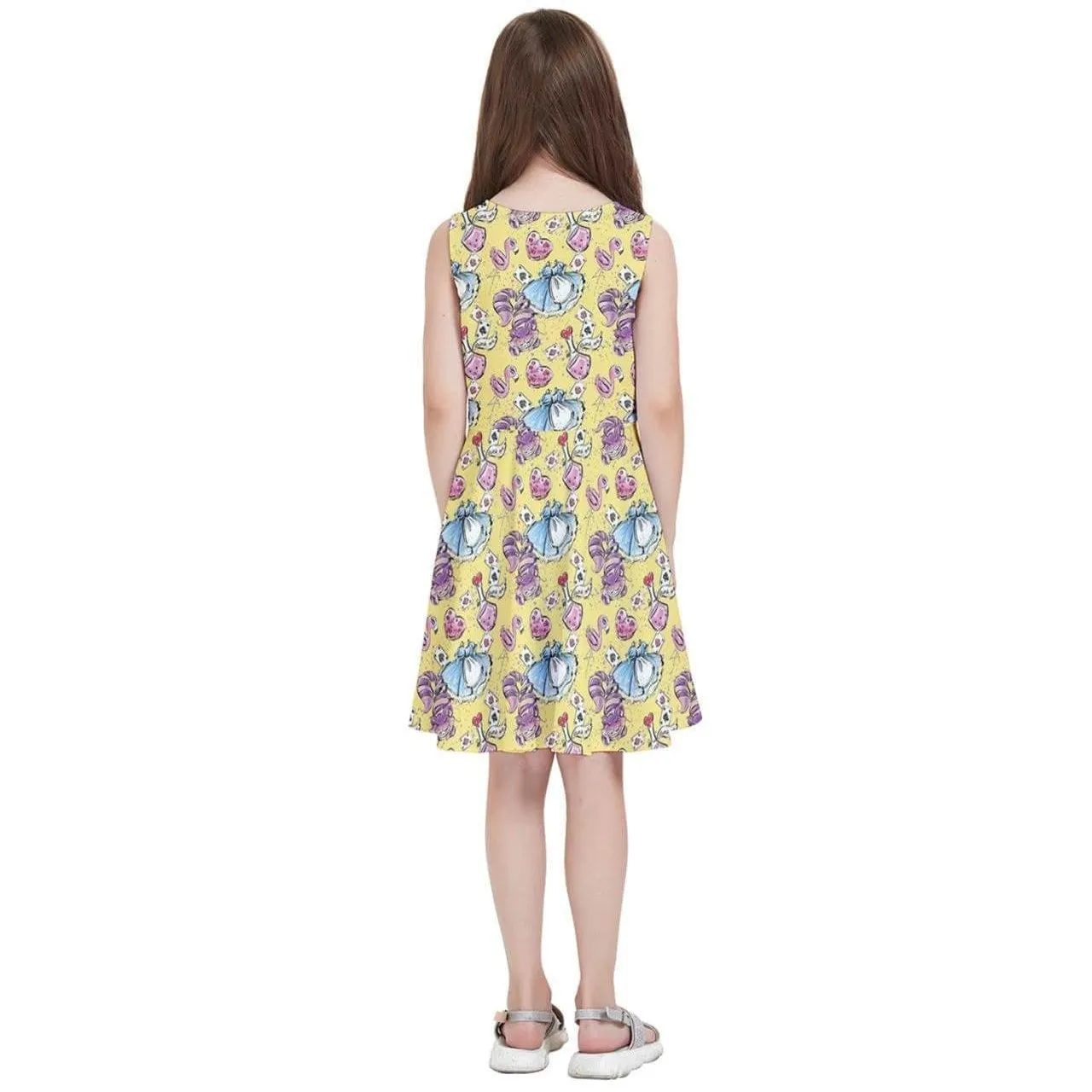 Alice in Wonderland Kids' Skater Dress