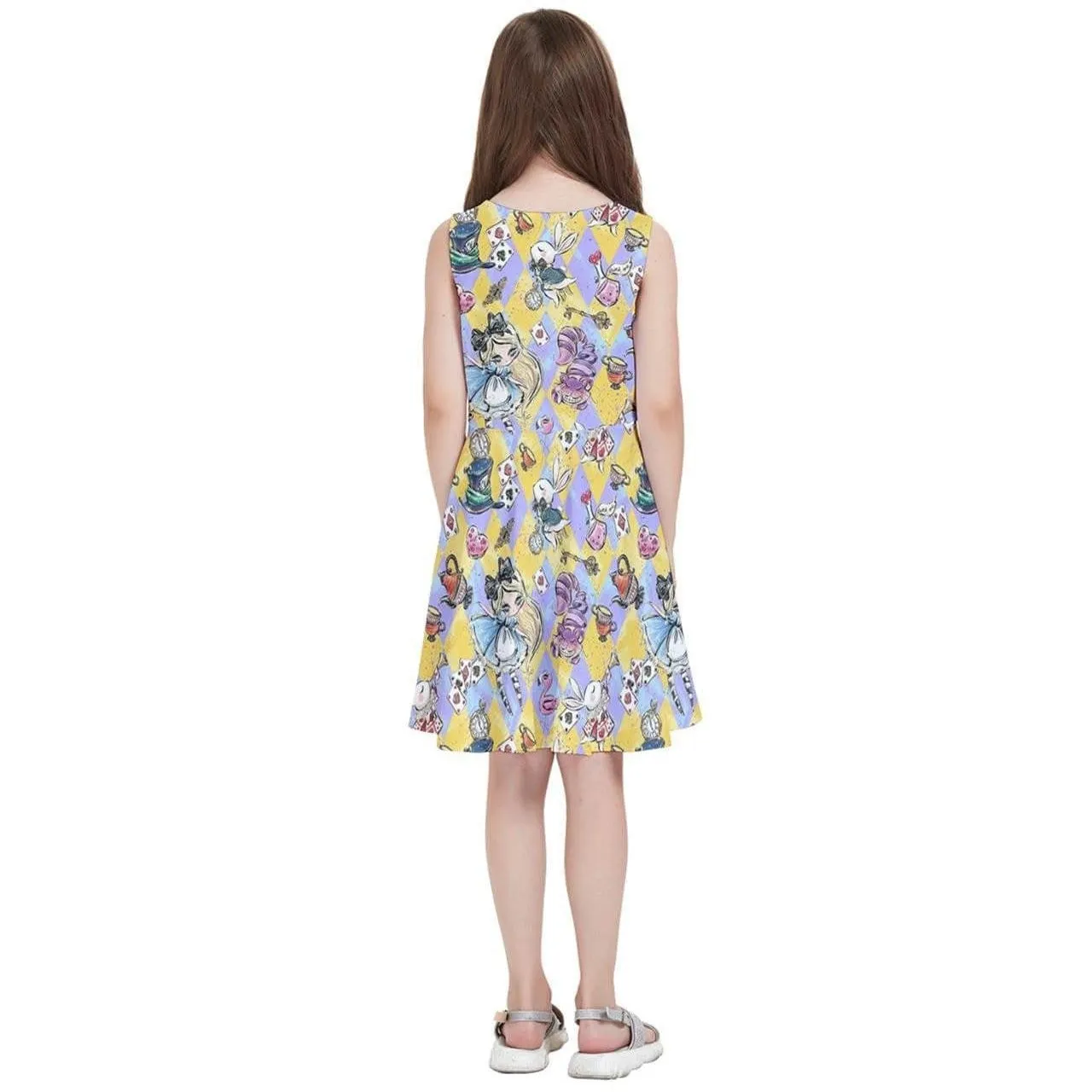 Alice in Wonderland Kids' Skater Dress