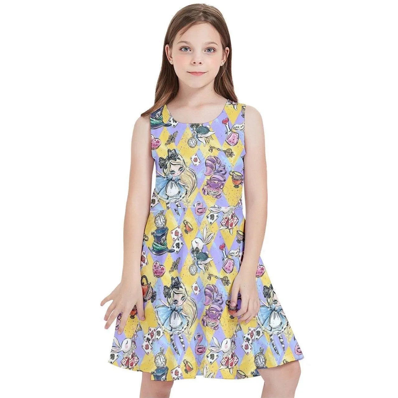 Alice in Wonderland Kids' Skater Dress