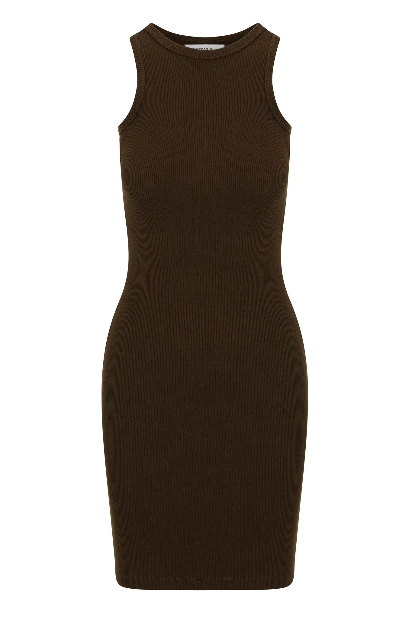 Americano Rib Racer Pencil Dress