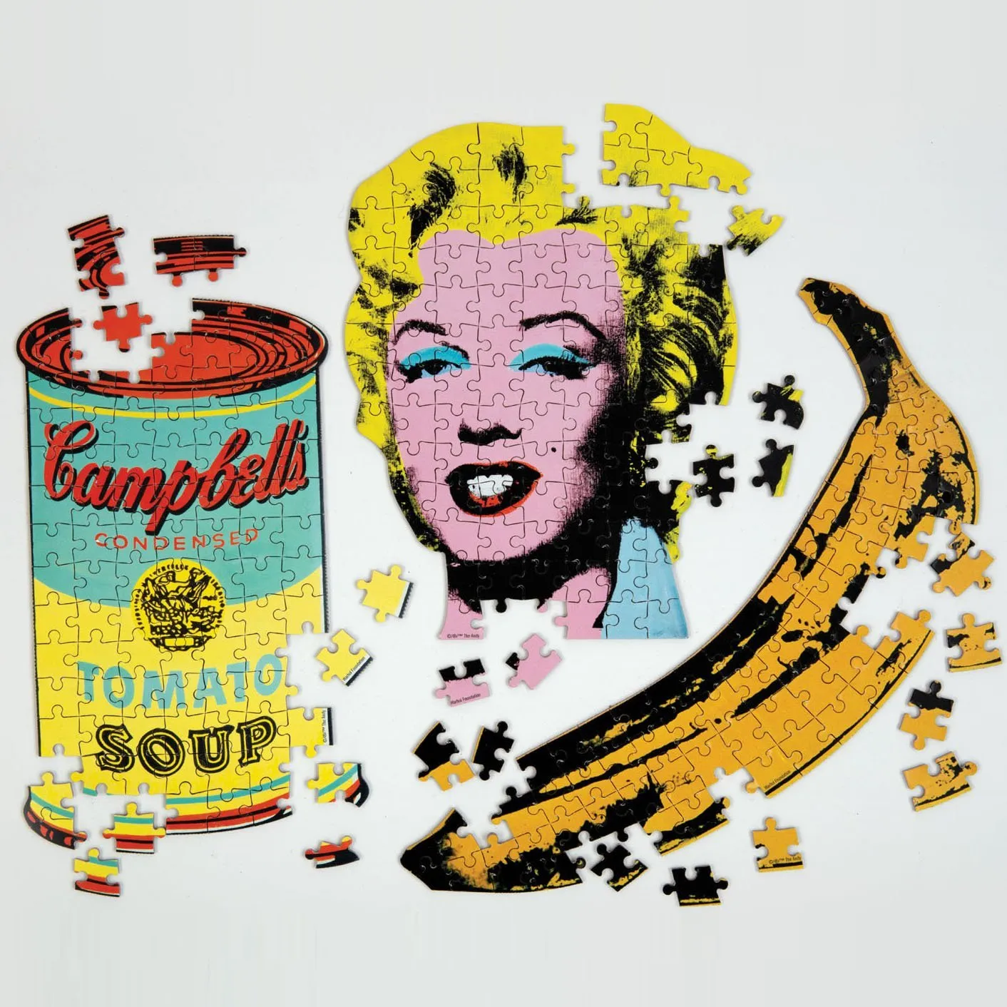 Andy Warhol Campbell's Soup 100 Piece Mini Shaped Jigsaw Puzzle