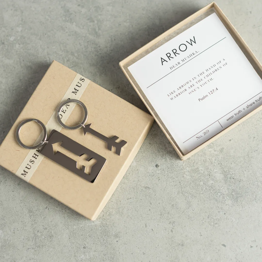 ARROW KEYCHAIN SET · PSALM 127:4