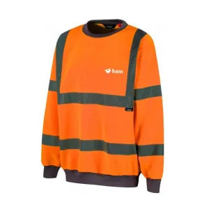 BAM Hi Vis Crew Neck Sweatshirt