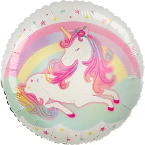 Enchanted Unicorn Party 18 inch Foil Balloon