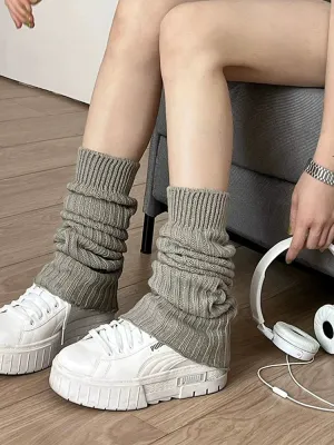 Flared Knitted Leg Warmer