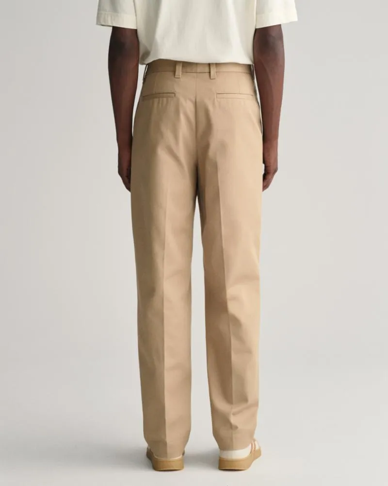 Gant Apparel Mens LOOSE WORK CHINOS 253/GREEN KHAKI