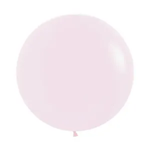 Giant Pastel Matte Pink Balloon - 60cm