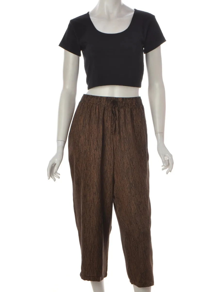 Label Striped Summer Culotte