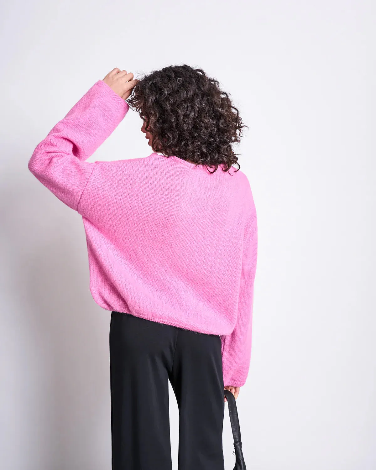 Lejak Wool Jumper - Bon Bon Pink