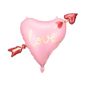 Love Heart Foil Balloon with Arrow