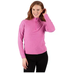 Meadows Womens 1/2 Zip Fleece in Plum