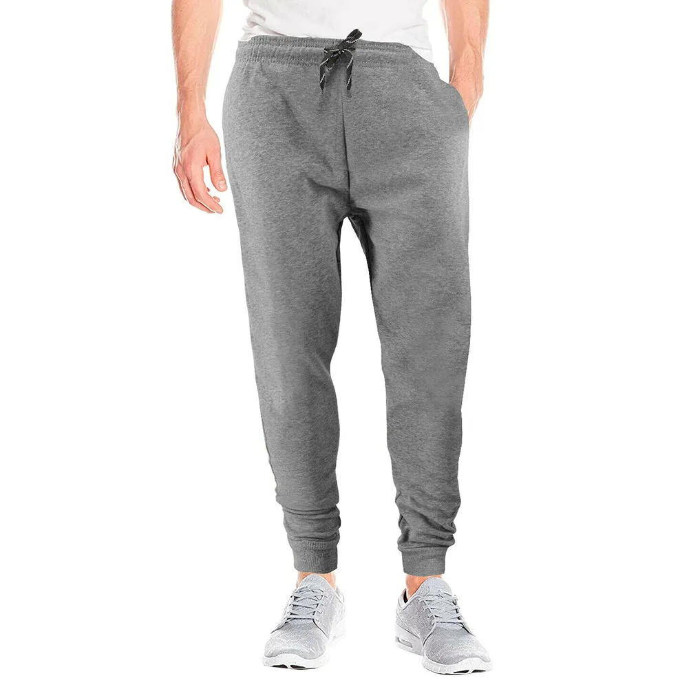 Mens Sweatpants Casual Jogger Gym Sport Workout Slim Fit Pants