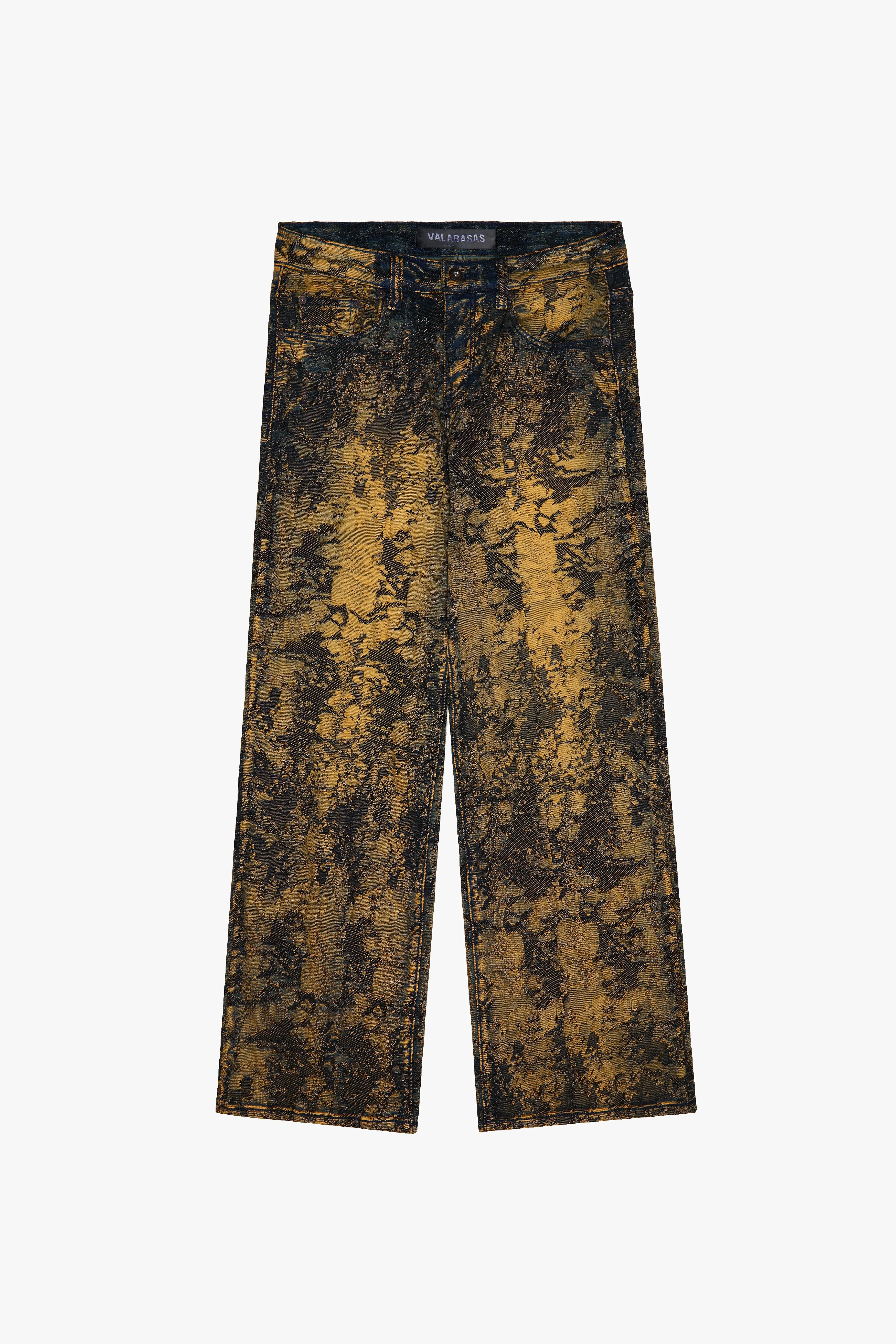 "RANGER" VINTAGE YELLOW DYEING BAGGY DENIM JEAN