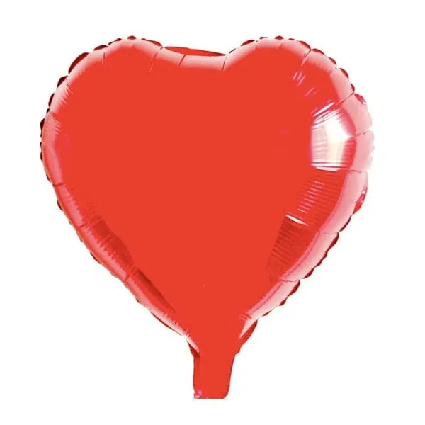 Red Heart Foil Balloon 18"