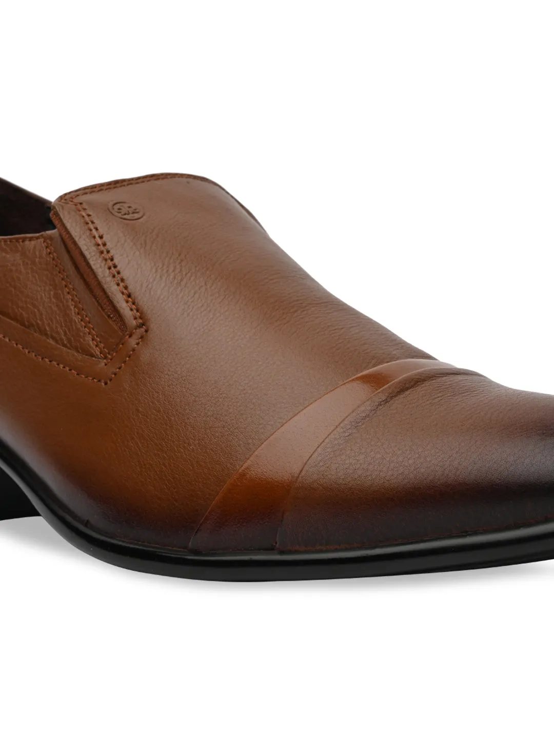 Regal Tan Mens Formal Leather Slip Ons