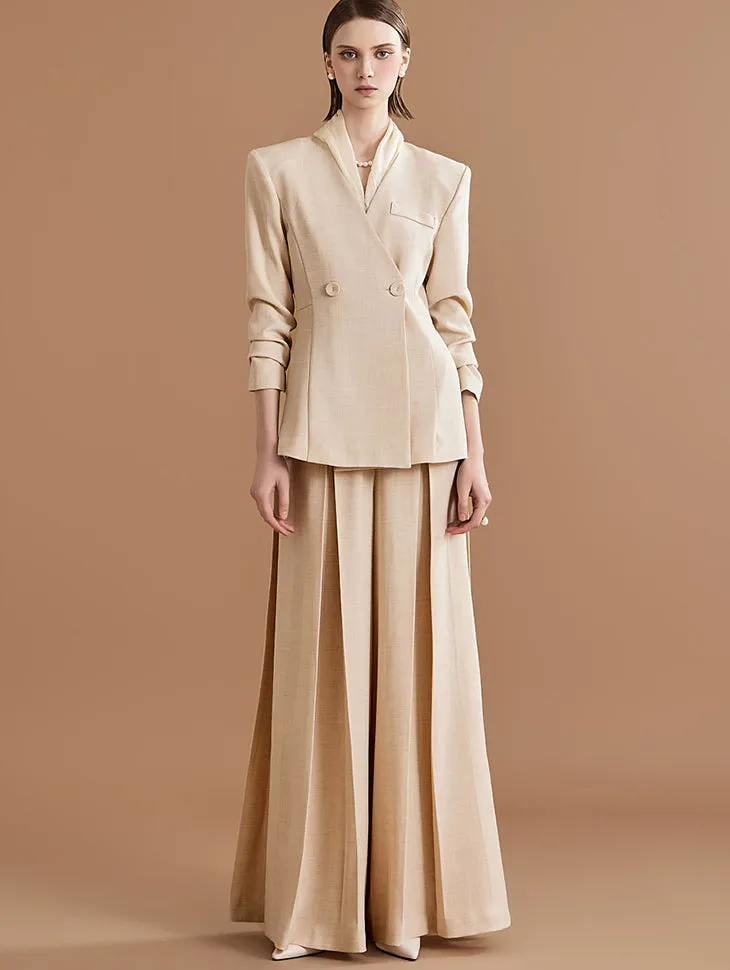 SU004 Pants Suit with Belt